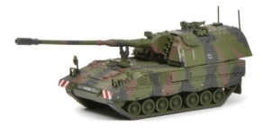 Schuco 452683104 - H0 - Panzer-Haubitze 2000 Camouflage - Bundeswehr